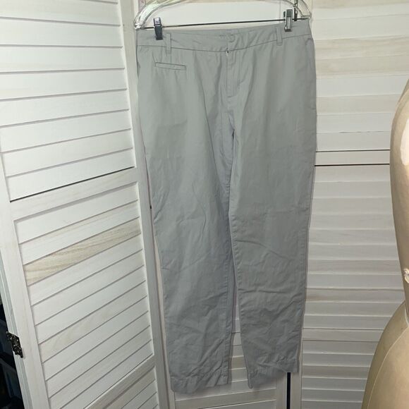 Patagonia Pants Womens Khaki Tan Capri Pockets Lightweight Hiking Outdoor Size 8 - Picture 1 of 7